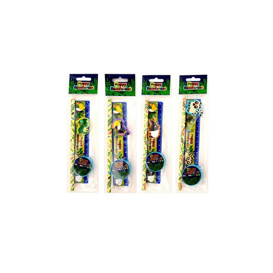 Set de 4 piezas papelería "animales"