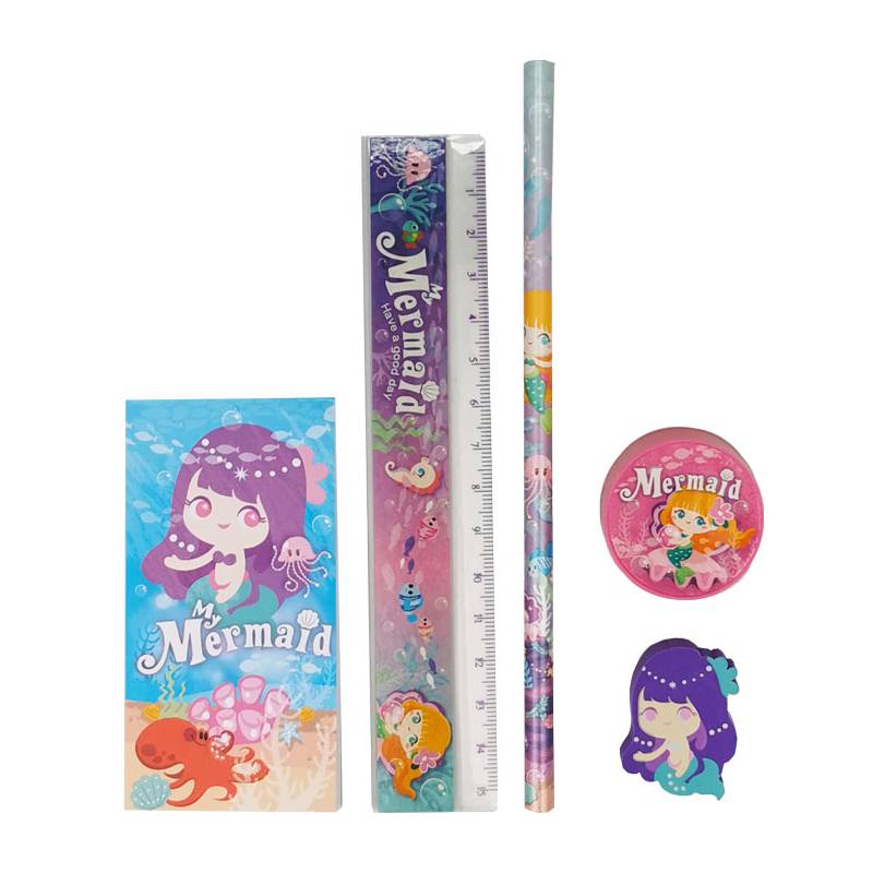 Set de 5 piezas "sirenitas"