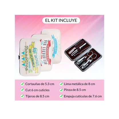 Set manicura "frases"