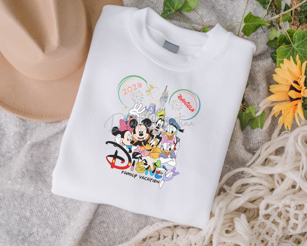 Sudaderas viaje a Disney personalizadas
