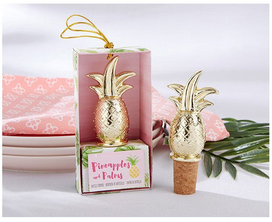Tapón botella piña en caja de regalo