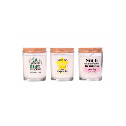 Vela "Gracias por venir"