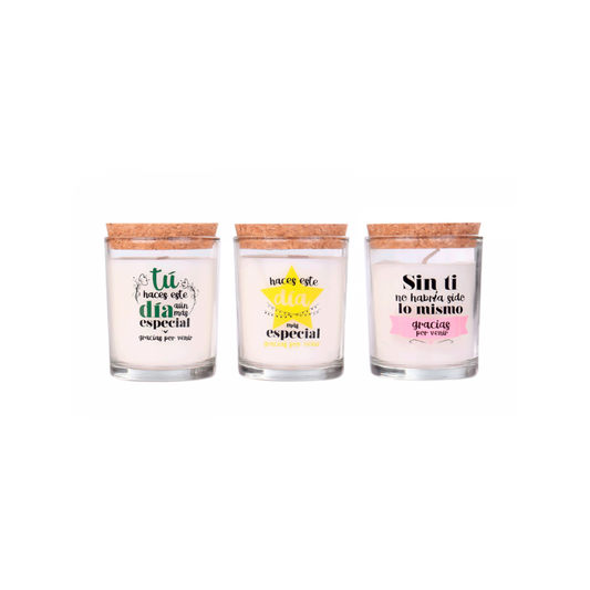 Vela "Gracias por venir"